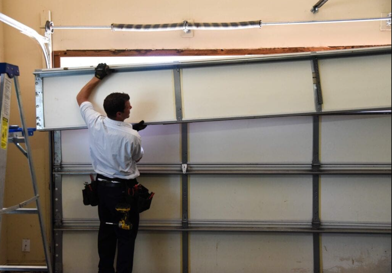 garage door panel repair