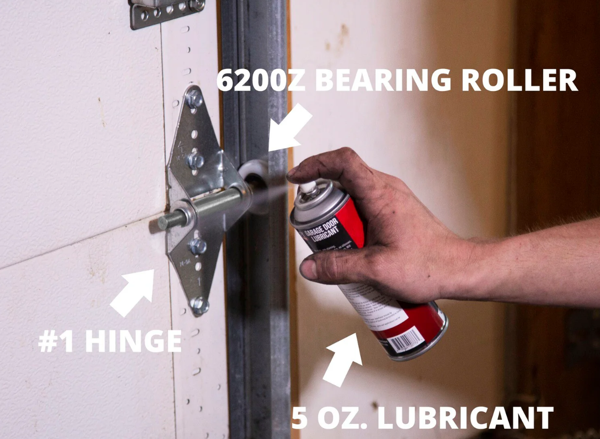noisy garage door fix